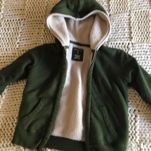 Lands end boys zip up hoodie size 8